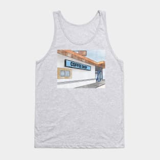 Vintage Retro Coffee Shop Tank Top